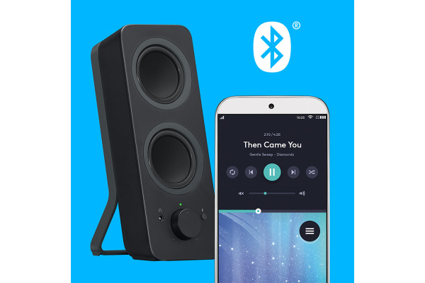 LOGITECH Z207 BT PC-Speakers 2.0 black 980001295