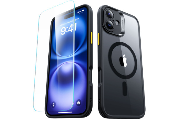 ESR Classic Hybrid Case MagSafe 1A79403 +Glass iPhone 16 Clear Black
