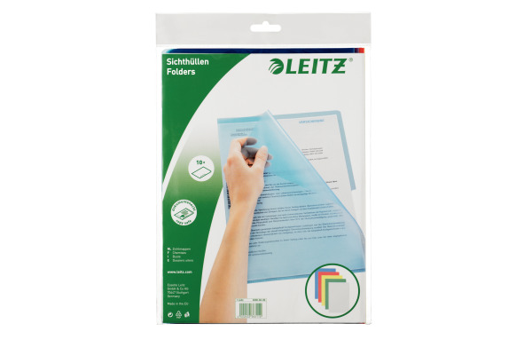 LEITZ Sichtmappen PP A4 40006099 ass. 10 Stück
