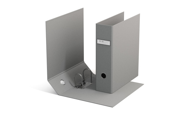 BIGSO BOX Ordner Archie 8.5cm 550154147 grau A4