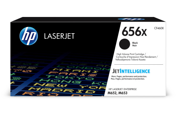 HP Toner-Modul 656X schwarz CF460X CLJ Enterprise M652 27'000 S.
