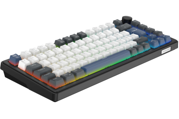 DELTACO Mech. Keyboard Gasket DK480 GAM-205-C PBT keycaps,Hot-swap,Bl. CH