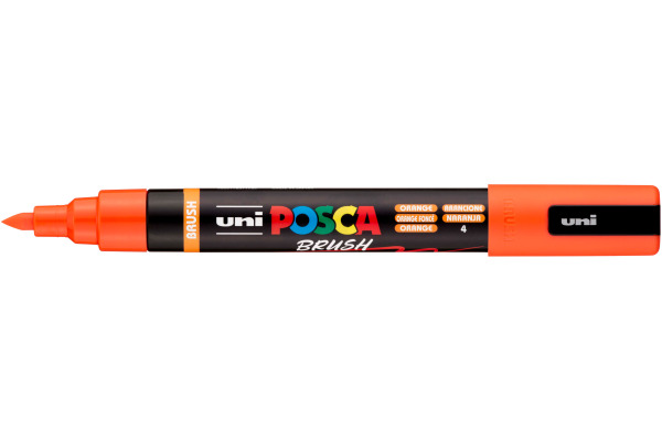POSCA Brush Marker 1-4mm PC5BRORAN orange