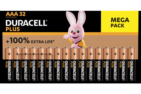 DURACELL Batterie Plus Power 4-149045 4-149045 AAA/LR03 32 Stück