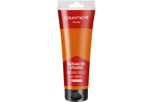CARAN D'A Deckfarbe Gouache 250ml 2330.030 orange, Studio