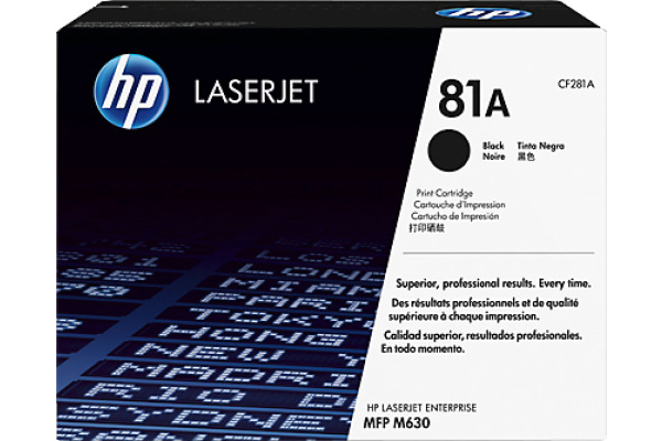 HP Toner-Modul 81A schwarz CF281A LJ Enterprise M630 10'500 S.