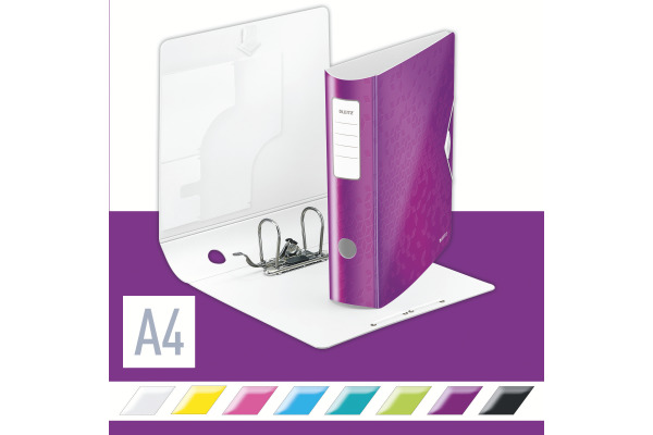 LEITZ Ordner WOW Active 180° 8.2cm 11060062 violett A4