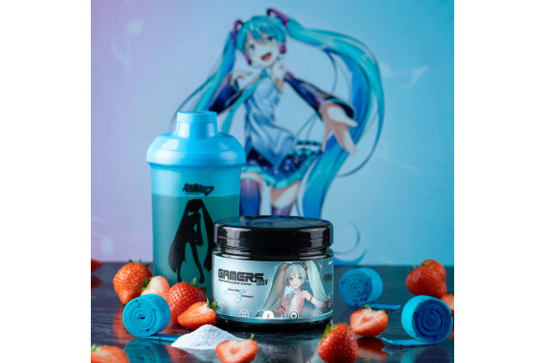 GAMERSO Energy Drink Powder 40 Port. GO01DL032 Hatsune Miku Berry Bubblegum