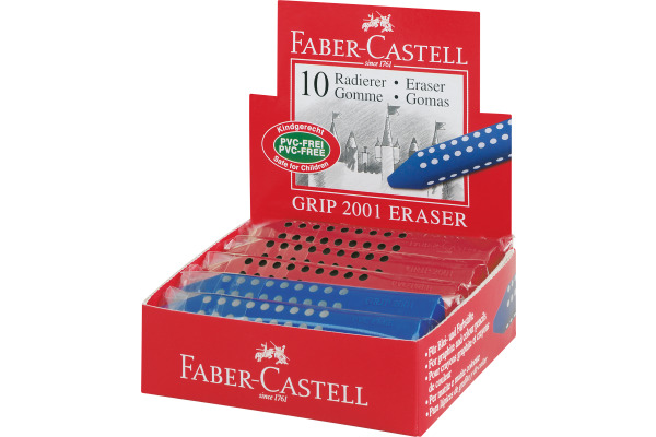 FABER-CA. Dreikantradierer GRIP 2001 187101 blau/rot