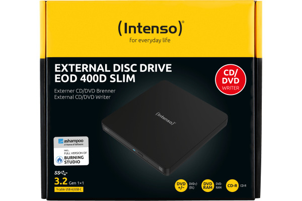 INTENSO Ext. Disc Drive EOD 400D 5401400 CD/DVD writer incl. Software