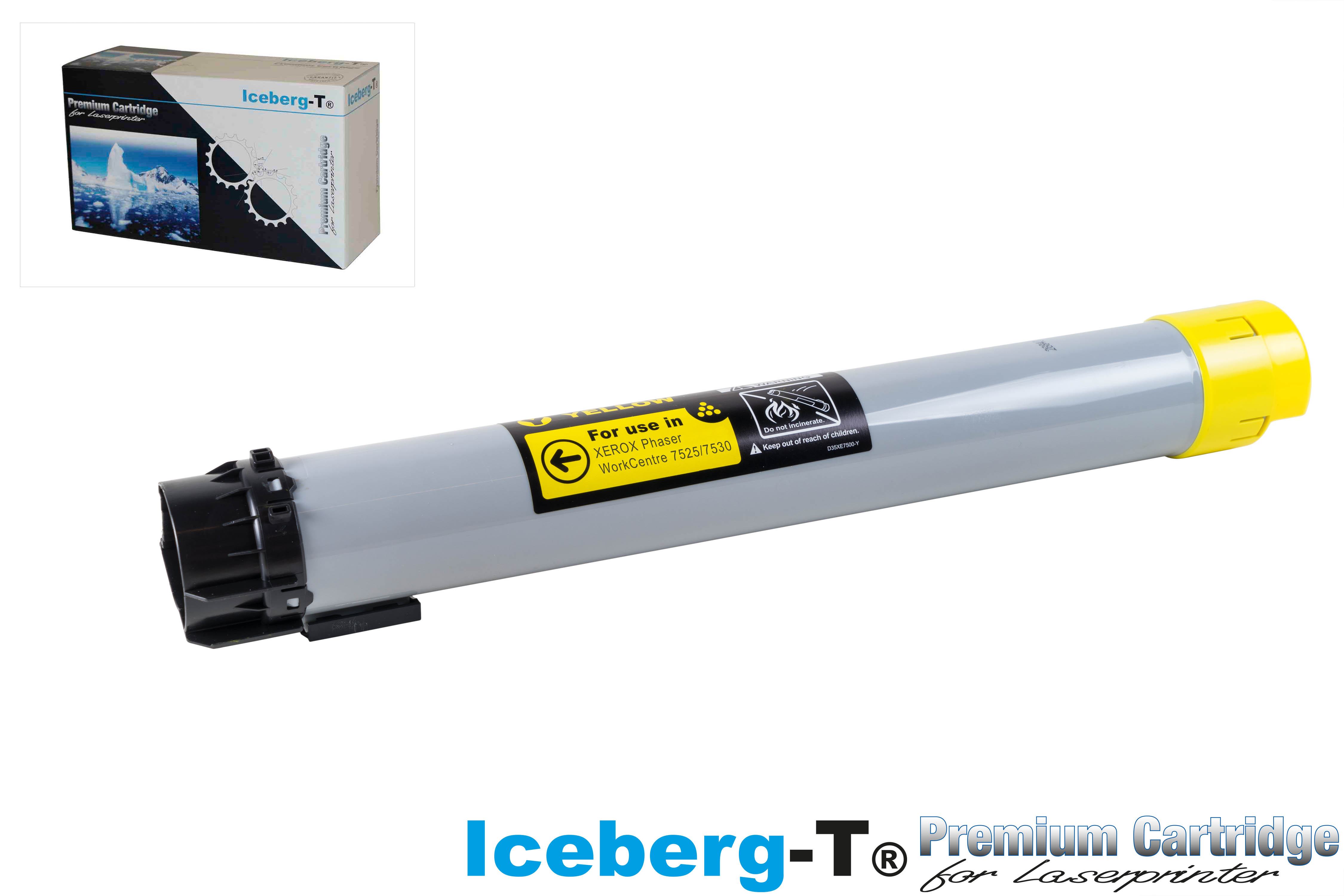 Iceberg-T Toner Xerox 7530 / 7845 15'000 Seiten, yellow