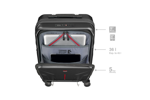 WENGER Hardside Carry-On 653323 Amplix Black