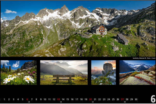 CALENDARI Bildkalender 2027 36206042 Switzerland ML 48x33cm