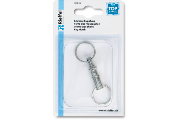 RIEFFEL Schlüssel-Kupplung A10063 Stahl Blister