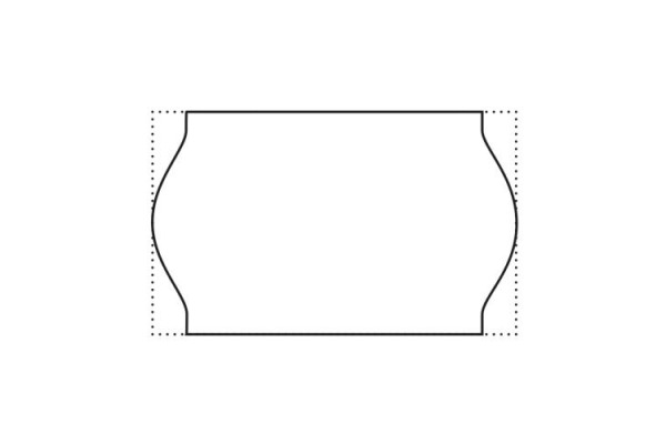 SATO Etiketten 26x16mm 702100200 weiss, non-permanent 1200 Stk.