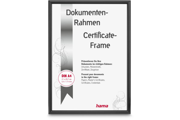 HAMA Bilderrahmen Detroit 21x30cm 175892 schwarz