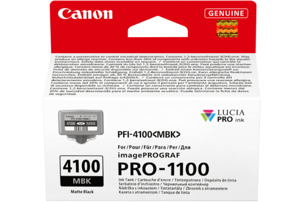 CANON Tintenpatrone matte schwarz PFI-4100 iPF PRO-1100 80ml