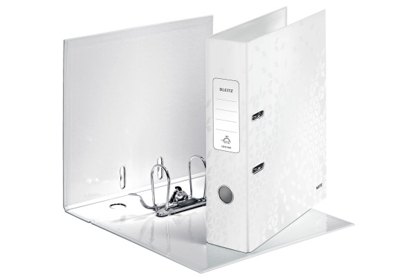 LEITZ Ordner WOW 180° 8cm 10050001 weiss A4