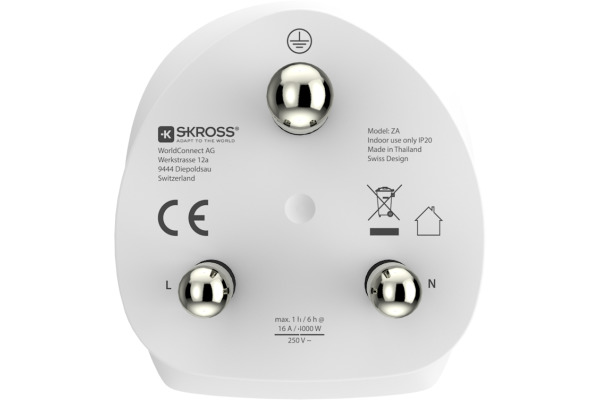 SKROSS Country Travel Adapter Combo 1.500202E World/EU to South Africa