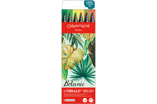 CARAN D'A Classic Fibralo Brush 0.5-5mm 186.804 Botanic 6 Stück