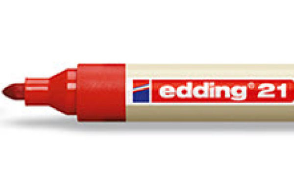 EDDING Permanent Marker 21 1.5-3mm 21-2 rot