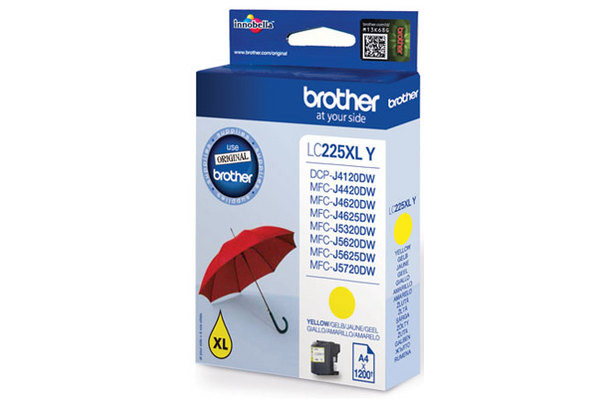 BROTHER Tintenpatrone yellow LC-225XLY MFC-J5620DW 1200 Seiten