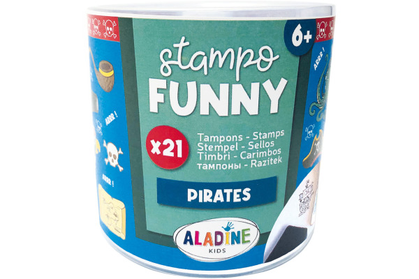 ALADINE Stempelset 85173 Piraten 21 Stück