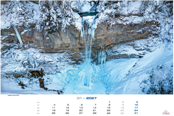 CALENDARI Bildkalender 2027 36206097 Mountain Waters ML 45x34cm