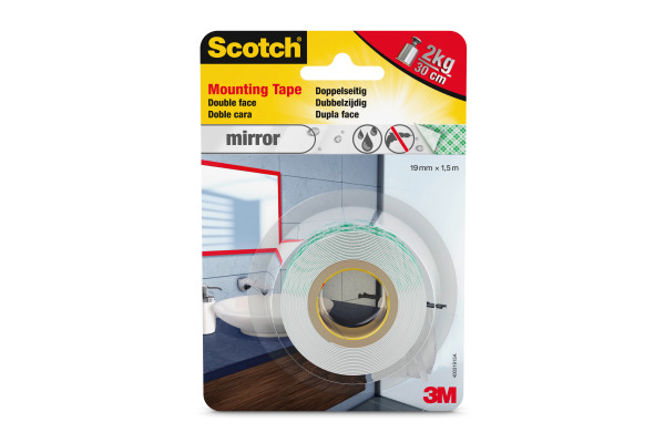 SCOTCH Montageband Mirror 19mmx1,5m 4496W-1915-P