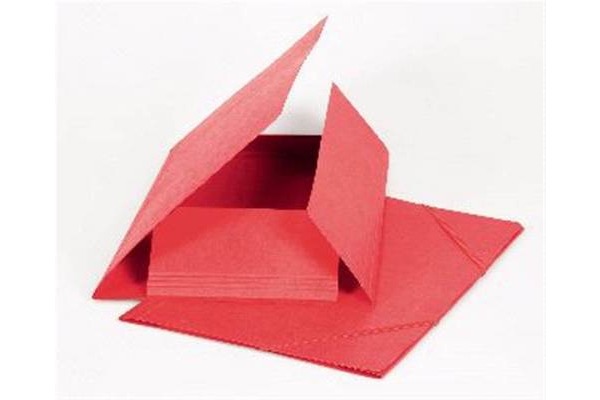 BIELLA Gummibandmappe A4 17840145U rot, 355gm2 200 Bl.