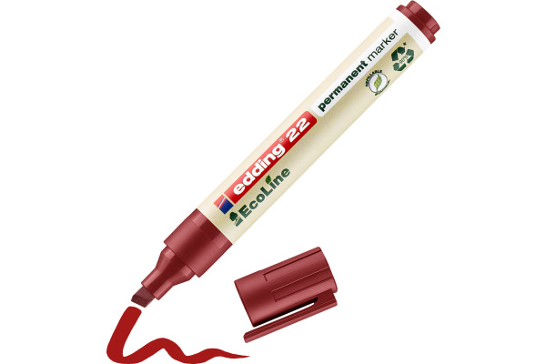 EDDING Permanent Marker 22 1.0-5.0mm 22-2 rot