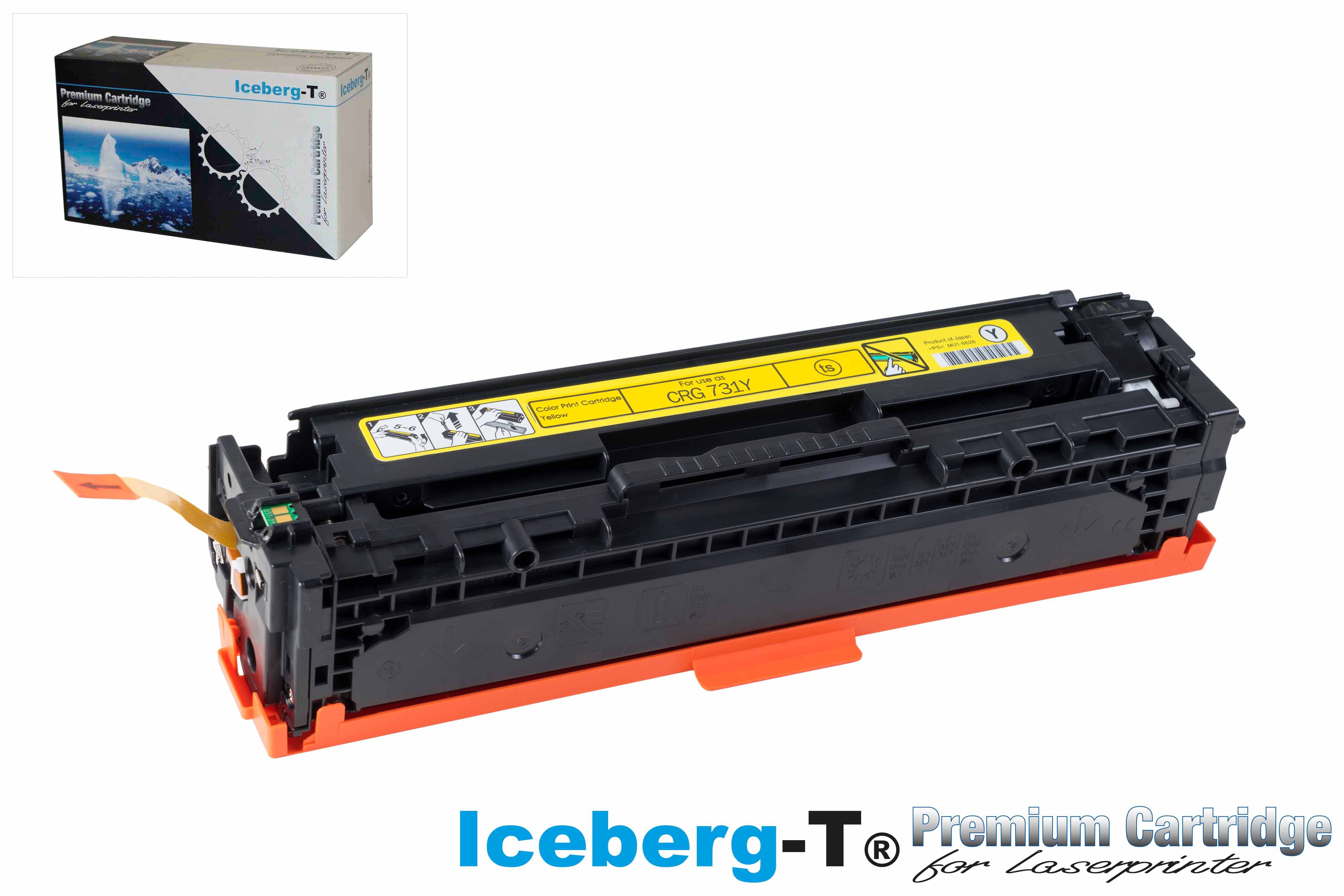 Iceberg-T Toner CRG 731Y 1'800 Seiten, yellow