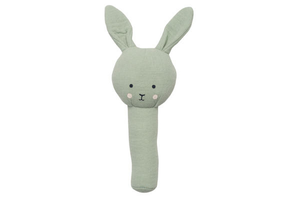 JABADABAD Babyrassel Hase 15cm K117 grün