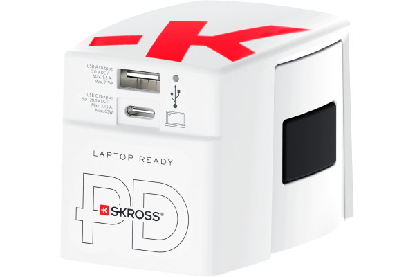 SKROSS World Travel Adapter AC65PD 1.302333 Dual USB