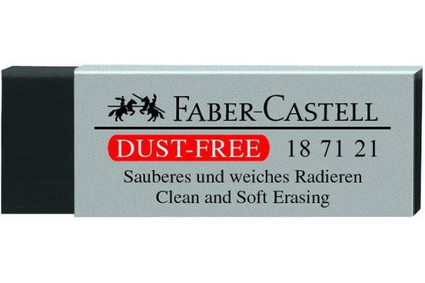 FABER-CA. Kunststoffradierer DUST-FREE 187121 schwarz
