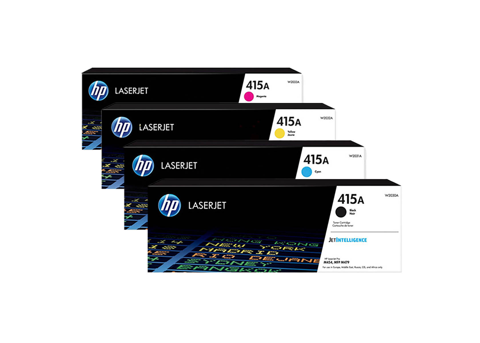 Original HP 415A / W2030A SET Multipack / Set mit allen vier Farben