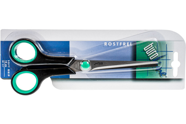 BÜROLINE Schere SoftGrip 18cm 381217 rostfrei