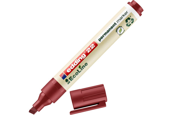 EDDING Permanent Marker 22 1.0-5.0mm 22-2 rot