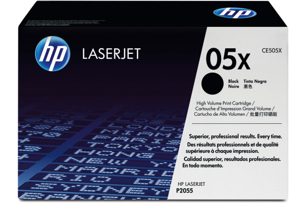 HP Toner-Modul 05X schwarz CE505X LaserJet P2055 6500 Seiten