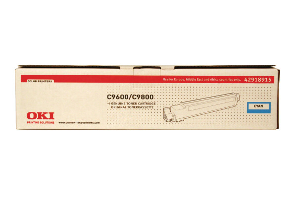OKI Toner cyan 42918915 C9600 15'000 Seiten
