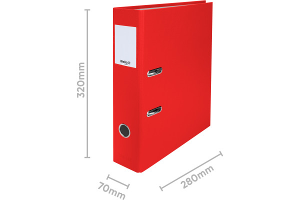 BIELLA Ordner Plasticolor 7cm 10740745U rot A4