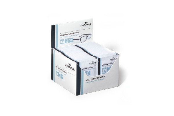 DURABLE Brillenputztücher 585302 Reinigungstücher 100 Stück