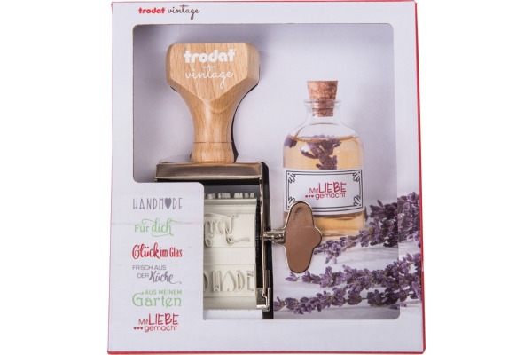 TRODAT Vintage Stempel 158076 Selbstgemachtes, 3-farbig
