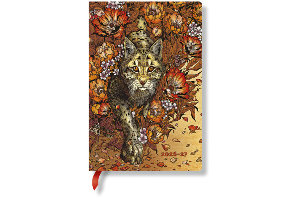 PAPERBLAN Agenda Luchs Mini 26/27 FF2109-5 1W/2S 13M FR HOR SC 9.5x14cm