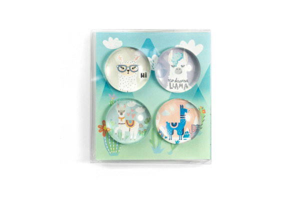 TRENDFORM EYE Magnete LLAMA EY2025 4er Set assortiert