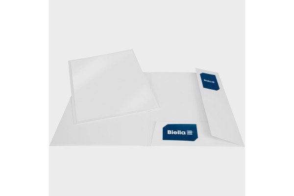 BIELLA Offertmappe Pearl#1 A4 18649101U weiss,240g,Sichttasche 40Bl.