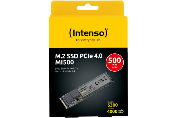 INTENSO M.2 SSD MI500 500GB 3836450 PCIe 4.0, m.2 2280