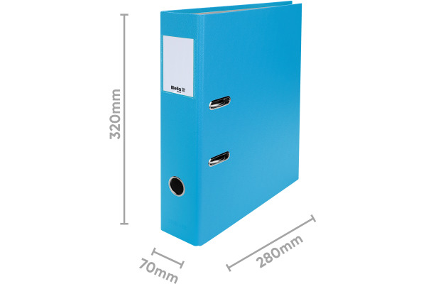 BIELLA Ordner Plasticolor 7cm 10740706U hellblau A4
