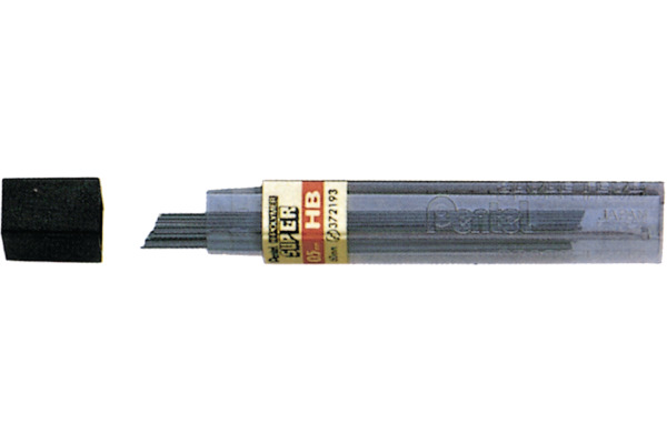 PENTEL Bleistiftminen Super 0.5mm C505 HB schwarz/12 Stück