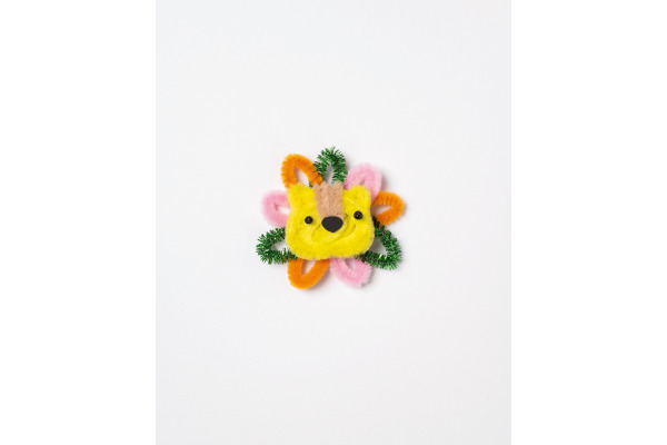 FOLIA Chenilledraht 8mmx50cm 779893 Safari 10 Stück